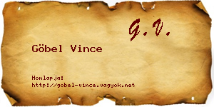 Göbel Vince névjegykártya